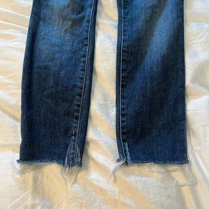 Frame raw hem le high skinny jeans.  Size 27.